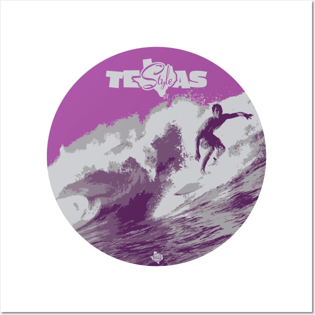 Texas Style Lone Surfer Wall Art by CamcoGraphics